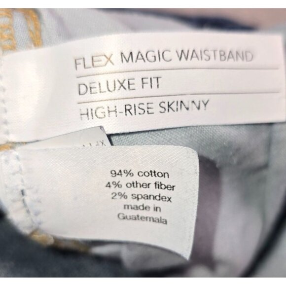 Lane Bryant Flex Magic Waistband Distressed High-rise Skinny Size 28 - Picture 3 of 7